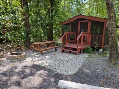 Okefenokee Pastimes Cabins And Campground Stanley Landing Bagian luar foto